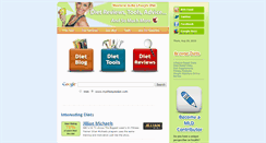 Desktop Screenshot of mylifestylediet.com