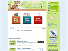 Tablet Screenshot of mylifestylediet.com